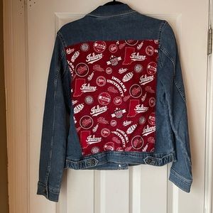 Indiana University Jean Jacket size Medium